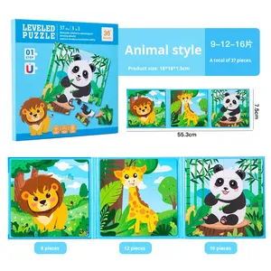 ของเล่นเสริม<span class=keywords><strong>พัฒนาการ</strong></span>เด็ก ชุดตัวต่อแม่เหล็กแบบกระดาษ สำหรับเด็กวัย 0-<span class=keywords><strong>6</strong></span> ปี หนังสือของเล่นเสริมการเรียนรู้ - Product Image 5