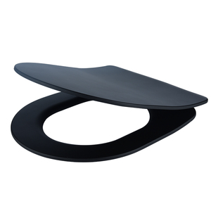 Vente en gros de siège de toilette en céramique, OEM, fermeture douce, mince, <span class=keywords><strong>gris</strong></span>, noir mat, urée, siège de toilette - Product Image 3