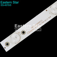 Bande lumineuse LED en aluminium ES-4570/5 pour téléviseur SUNNYI SKYTECHI AXENI, bande lumineuse universelle 20 pouces 5 LED pour téléviseur