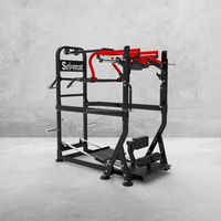 Machine d'entraînement de la force en acier de qualité commerciale réglable Max Lunge Pro, machine d'entraînement des hanches, équipement de fitness pour salle de sport