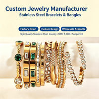 Fabricant de bijoux sur mesure, colliers, bracelets, bagues et boucles d'oreilles sur mesure, vente en gros, bijoux en acier inoxydable de haute qualité