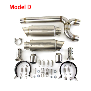 Pour <span class=keywords><strong>Kawasaki</strong></span> Z900 2017-2025 pour <span class=keywords><strong>Yamaha</strong></span> FZ6 FZ6N FZ6S <span class=keywords><strong>Kawasaki</strong></span> <span class=keywords><strong>Z1000</strong></span> tuyau de liaison d'échappement embouts de silencieux système à enfiler - Product Image 6