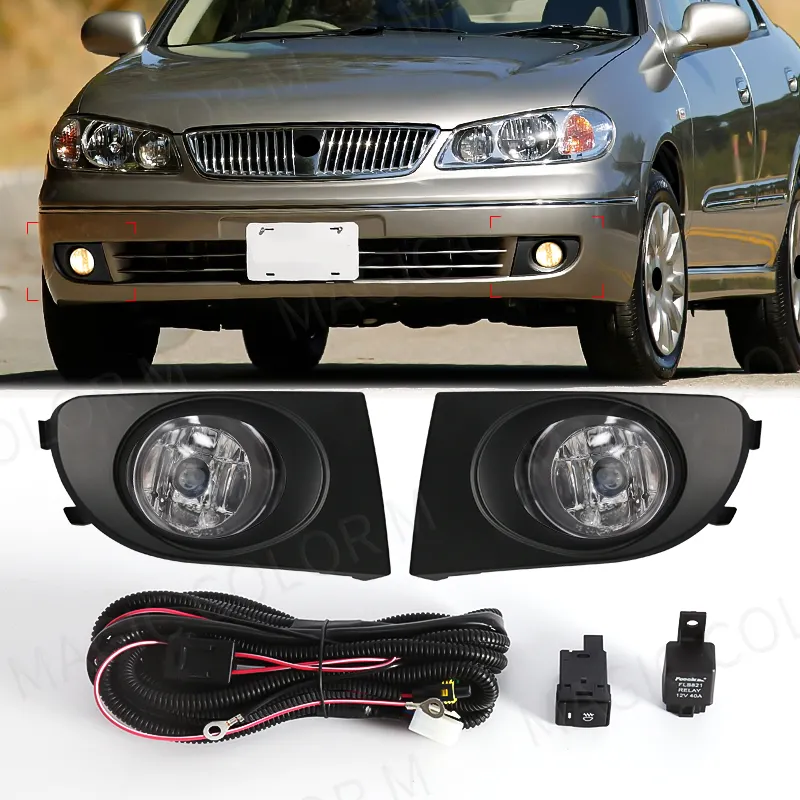 Car Accessories Halogen Fog Ambient Light For Nissan Pulsar N16 Sedan Sentra Sunny 2003 2004 2005 2006 2007 2008