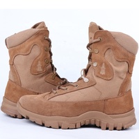 BAEWOON TB47 Bottes tactiques d'extérieur unisexes de haute qualité, bottes de désert Delta à tige haute, respirantes, avec fermeture éclair latérale, pour la randonnée et le camping