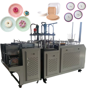China Automatic Food Cake Papp teller Form maschine Papp teller herstellungs maschine Papp teller Kreisform maschine - Product Image 2