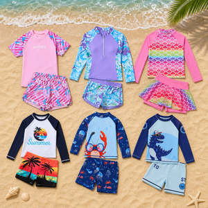 Vente en gros d'usine : Derniers modèles de maillots de bain de haute qualité pour filles, ensembles de maillots de bain pour enfants, vêtements pour enfants, ensembles de maillots de bain de dessin animé pour garçons - Product Image 1