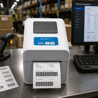 Imprimante d'étiquettes en maille Gprinter GP2833D, pour étiquettes de certificat et d'étagère, 80 mm, USB, thermique, 203 dpi, SDK, en stock