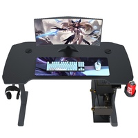 Beisijie prix de gros bonne qualité table de jeu réglable durable pour PC Gamer utilisé tables de jeu haut noir avec rvb