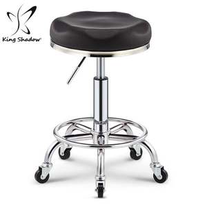 Taburete Hidráulico Moderno y Duradero de Lujo para Salón de Belleza, Carrito para Peluquería de Uso Comercial - Product Image 1