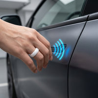 Vente Flash : Anneau Intelligent NFC en Céramique 13,56 MHz, Porte-clés NFC pour Tesla Model 3 Model Y, Accessoires Juniper 2026