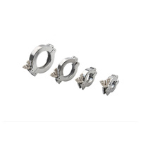 KF16 KF25 KF40 KF50 Colliers de serrage pour tuyaux à vide en aluminium à écrou à oreilles articulé à dégagement rapide