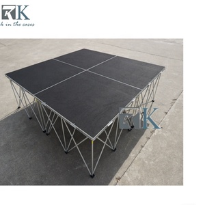 เวทีไม้อัดพร้อมโครงอลูมิเนียม เวทีเคลื่อนที่สำหรับงานแต่งงาน การแสดง นิทรรศการ และงานดนตรี - Product Image 5