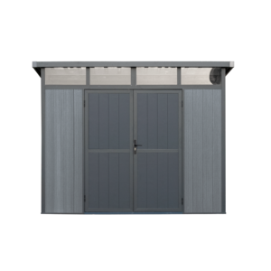 Thiết Kế Mới M Loạt 11 'X 7' 7.4 Mét Vuông Vườn Nhà Kho Công Cụ Lưu Trữ Nhà Kho Nhựa Ngoài Trời Xe Đạp Lưu Trữ Nhà Kho - Product Image 1