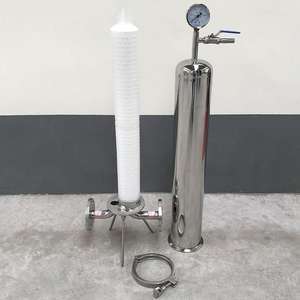 Filtro Reutilizable KOSMA de 10 Pulgadas, Filtro Plegado de Acero Inoxidable SS316L para Solventes Químicos, Cero Desperdicio, Ahorro de Costos, Lavable - Product Image 1