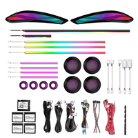 Kit d'éclairage d'ambiance intérieur LED Symphony 256 couleurs pour BMW Série 4 M4 F82/F83/F32/F33 - Accessoires de décoration