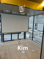 Casa Prefabricada Modular de Alta Gama con Sistema Inteligente y Ventana Grande para Hotel y Negocios de Airbnb, Casa Cápsula