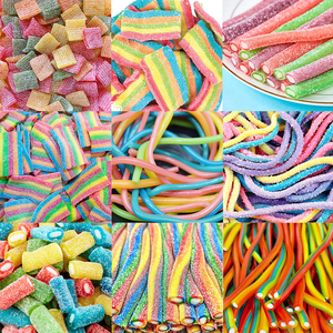 Cintas <span class=keywords><strong>de</strong></span> Gomitas Agridulces con Sabor a Frutas, Licorice, <span class=keywords><strong>Dulces</strong></span> Masticables, Marca Privada Personalizada OEM/ODM - Product Image 6