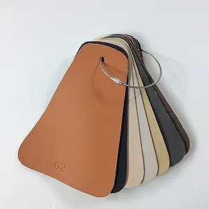 1.2-1.3mm thick tan pvc leather fabric, soft pvc leather, pvc artificial leather for car seat