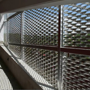 Bền Kim Cương hình trang trí mở rộng lưới kim loại thép carbon thấp nhôm kéo dài lưới lưới cho trần/rèm - Product Image 1