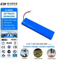 Baterai Lithium 3.6V 18650 Berkualitas Tinggi 2400mah Baterai Isi Ulang Paket Baterai Lithium-ion