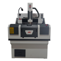 Machine de gravure sur métal professionnelle robuste AR6060 avec structure de lit de tour en fonte pour le fraisage de l'aluminium et du cuivre