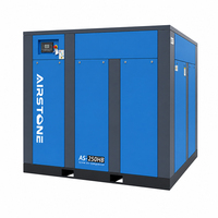 Compresseur d'air industriel à vis Airstone OEM ODM, vente en gros, 185KW 250HP 7-12Bar, vitesse fixe, personnalisé, direct usine