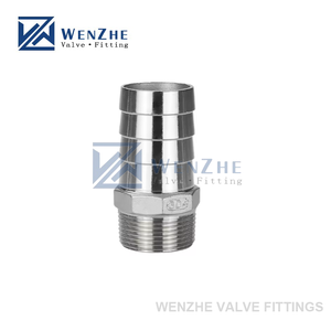 Conector de manguera de rosca externa de acero inoxidable accesorios de lengüeta de manguera hexagonal conector de tubería de agua - Product Image 5