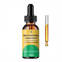 Boisson biologique Ausreson OEM pour enfants, multivitamines liquides, supplément pour la croissance des cheveux le matin, gouttes de multivitamines liquides multi-vitamines
