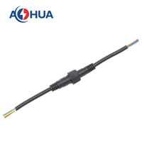 Eclairage Led Extérieur/Intérieur RGB/PCB Terminal Isolé Personnalisé M14 4Pin PVC Pré-moulé Circulaire Mâle Femelle Connecteur