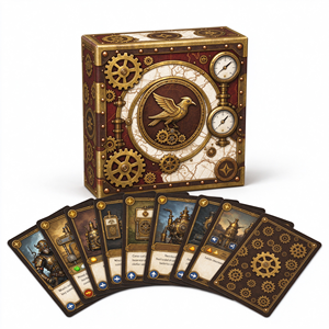 <span class=keywords><strong>Jeu</strong></span> de cartes Werewolf avec cartes de rôle, carton 310 g/m², pelliculage mat, coins arrondis et dés - Product Image 1