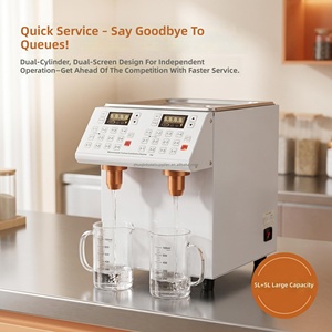 Nueva Máquina Dispensadora de Fructosa de Acero Inoxidable, Dispensador Automático de Azúcar y Jarabe Eléctrico con Capacidad de 5L + 5L para Tiendas de Té con Leche y Burbujas - Product Image 2