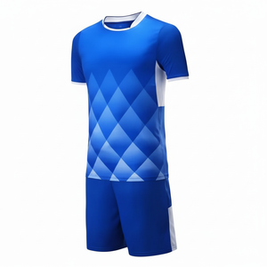 Conjunto de Uniforme de Fútbol Personalizado, Nuevo Diseño, Camiseta de Fútbol para Hombre, Conjunto de Camisetas de Fútbol de Poliéster de Secado Rápido y Económico - Product Image 1