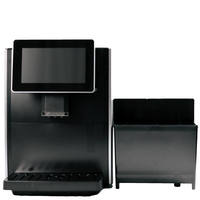 Cafetera Totalmente Automática con Molinillo Integrado, Cafetera Eléctrica Inteligente de Acero Inoxidable para Espresso, para el Hogar
