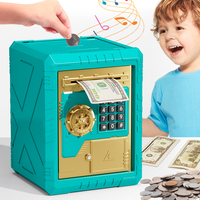 Alcancías Portátiles Personalizadas de Gran Capacidad en Oferta, Caja de Seguridad Eléctrica para Dinero al por Mayor para Niños y Niñas, Alcancía Económica Infantil
