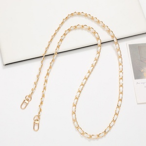 Sangle de téléphone en cuir PU de 60 cm de long pour sac à bandoulière, sac à main, chaîne métallique pour sacs à main, accessoires de bricolage pour femmes et filles - Product Image 3