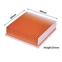 Dissipateur thermique en cuivre pur, radiateur de refroidissement DIY pour Raspberry Pi, imprimante 3D électronique, puce IC MOS, dissipation de chaleur