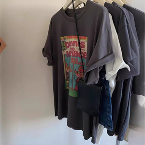 T-shirts en coton <span class=keywords><strong>grande</strong></span> <span class=keywords><strong>taille</strong></span> S à 6XL pour femmes et filles, t-shirts décontractés, t-shirts <span class=keywords><strong>grande</strong></span> <span class=keywords><strong>taille</strong></span> - Product Image 1