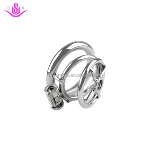 Dongkai <span class=keywords><strong>Best</strong></span> Verkopende Roestvrijstalen Heren Plat Kuisslot Anti-Escape Mid Kuisheidskooi Volwassen Seksproduct Voor Mannelijk Seksspel - Product Image 3