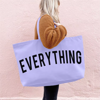 Sac fourre-tout en toile personnalisable, grand format, en coton, résistant à l'eau, couleur unie, pour le transport de tout, vente en gros
