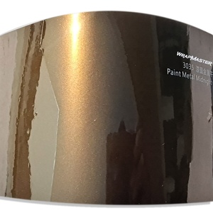 WRAPMASTER Enveloppe de vinyle pour carrosserie, peinture métallisée auto-adhésive, dorée <span class=keywords><strong>et</strong></span> brillante, de minuit - Product Image 6