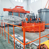 Machine de rotomoulage Benfan pour la fabrication de plastique, machine carrousel, certification CE, construction en acier doux, 380V, économie d'énergie, haute performance