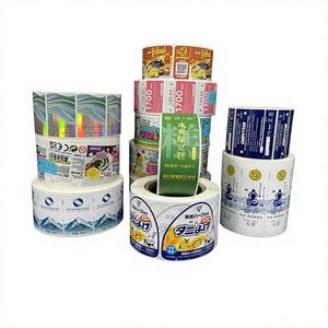 Étiquettes adhésives imperméables en PVC laminé de qualité <span class=keywords><strong>alimentaire</strong></span> avec logo de marque personnalisé <span class=keywords><strong>pour</strong></span> l'emballage de bouteilles de produits alimentaires, de boissons et de cosmétiques - Product Image 2