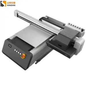 Shandong Honzhan 900*600mm HZ-UV6090 A1 stampante Flatbed digitale UV per la stampa di carte visa in pvc