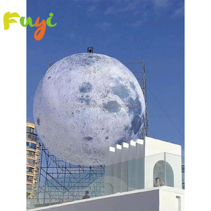 Ballon lunaire géant gonflable décoratif personnalisé avec éclairage LED, ballon lunaire gonflable pour fête ou événement - Product Image 5
