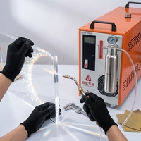 Machine de polissage à la flamme haute efficacité, soudeuse à eau portable, générateur d'hydrogène et d'oxygène pour acrylique