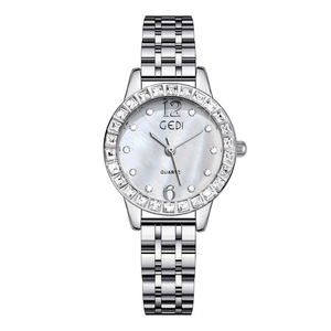 Affordable Luxury Mother of <b>Pearl</b> Dial Starry Sky Quartz Steel Strap Waterproof <b>Watch</b> - Product Image 4