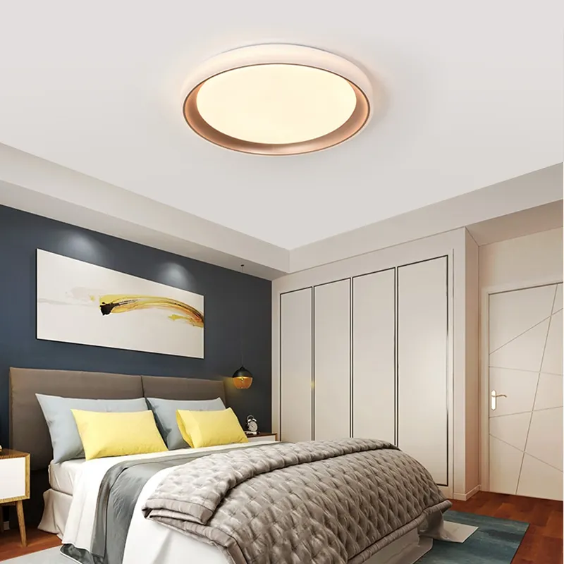 Led Surface Mounted Lights induction Office Home Indoor Lighting Round Shape Modern Lamp Led Ceiling Light