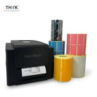 Impresora de Códigos de Barras de Plástico THYK T4201 de 4.25 Pulgadas con Instalación Automática, Software Gratuito en Inglés y Soporte de Entrenamiento Remoto 1 a 1 para Almacenes