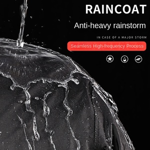 Ensemble imperméable et pantalon de <span class=keywords><strong>pluie</strong></span> pour homme en gros, pour la conduite à <span class=keywords><strong>moto</strong></span> en plein air, <span class=keywords><strong>protection</strong></span> du travail adulte, épaissi, réfléchissant sur tout le corps - Product Image 4