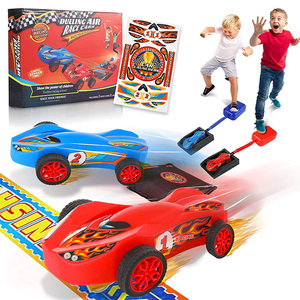 Rampe di Lancio per Auto da Corsa con Linea di Arrivo, in Plastica ABS, Alimentazione ad Aria, <span class=keywords><strong>Scala</strong></span> <span class=keywords><strong>1</strong></span>:<span class=keywords><strong>43</strong></span>, Marca KSF, per Bambini dai 2 ai 14+ Anni, 100-240V, Batterie Alcaline AA - Product Image 1